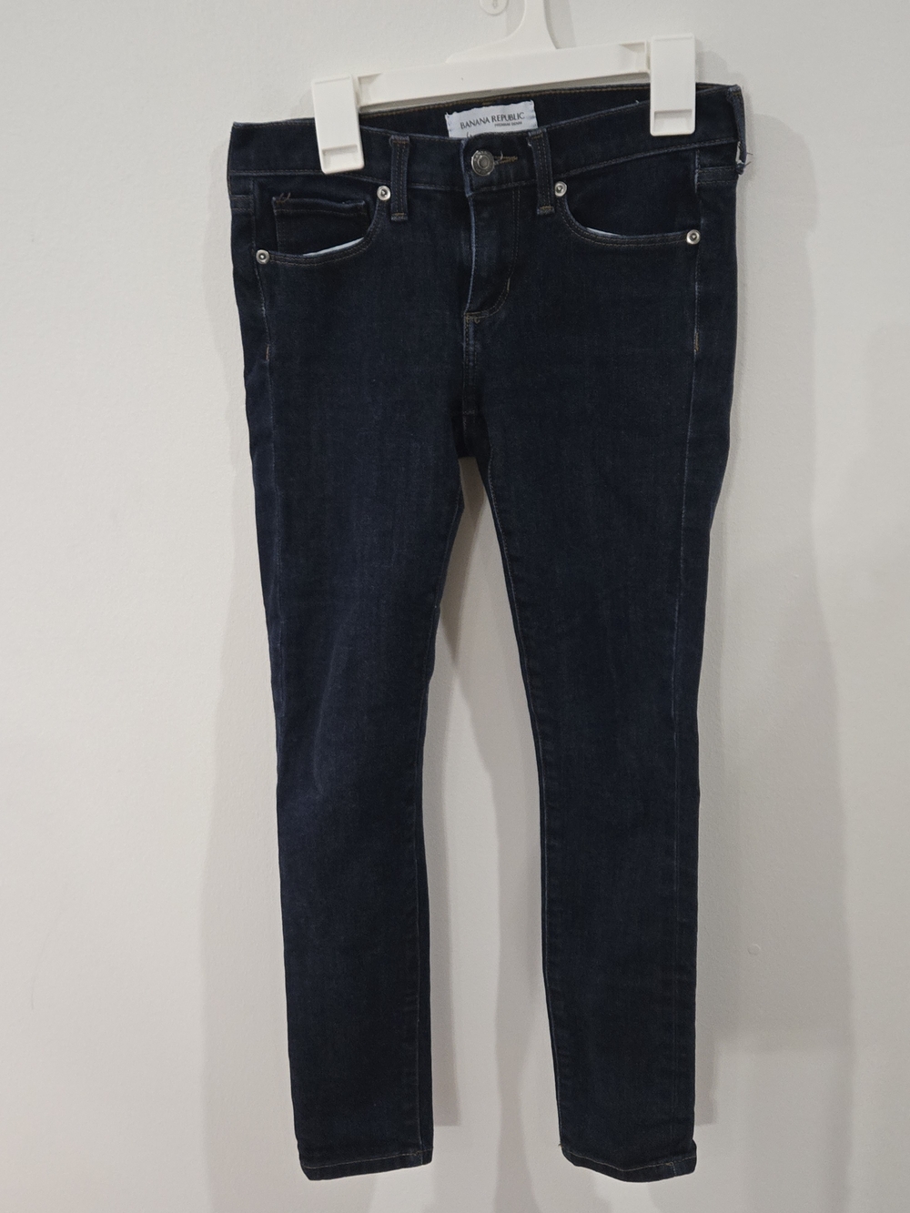 Banana Republic Sz 24p Dark Blue Skinny Jeans
